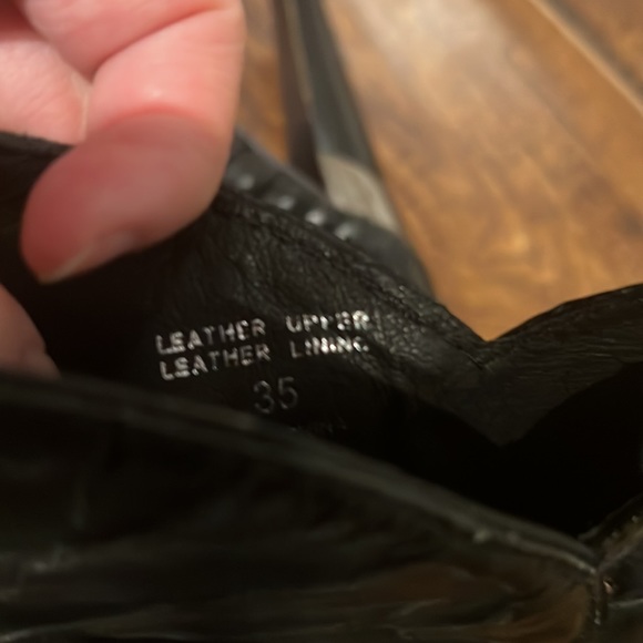 ALDO Black Leather Boots - Picture 4 of 5